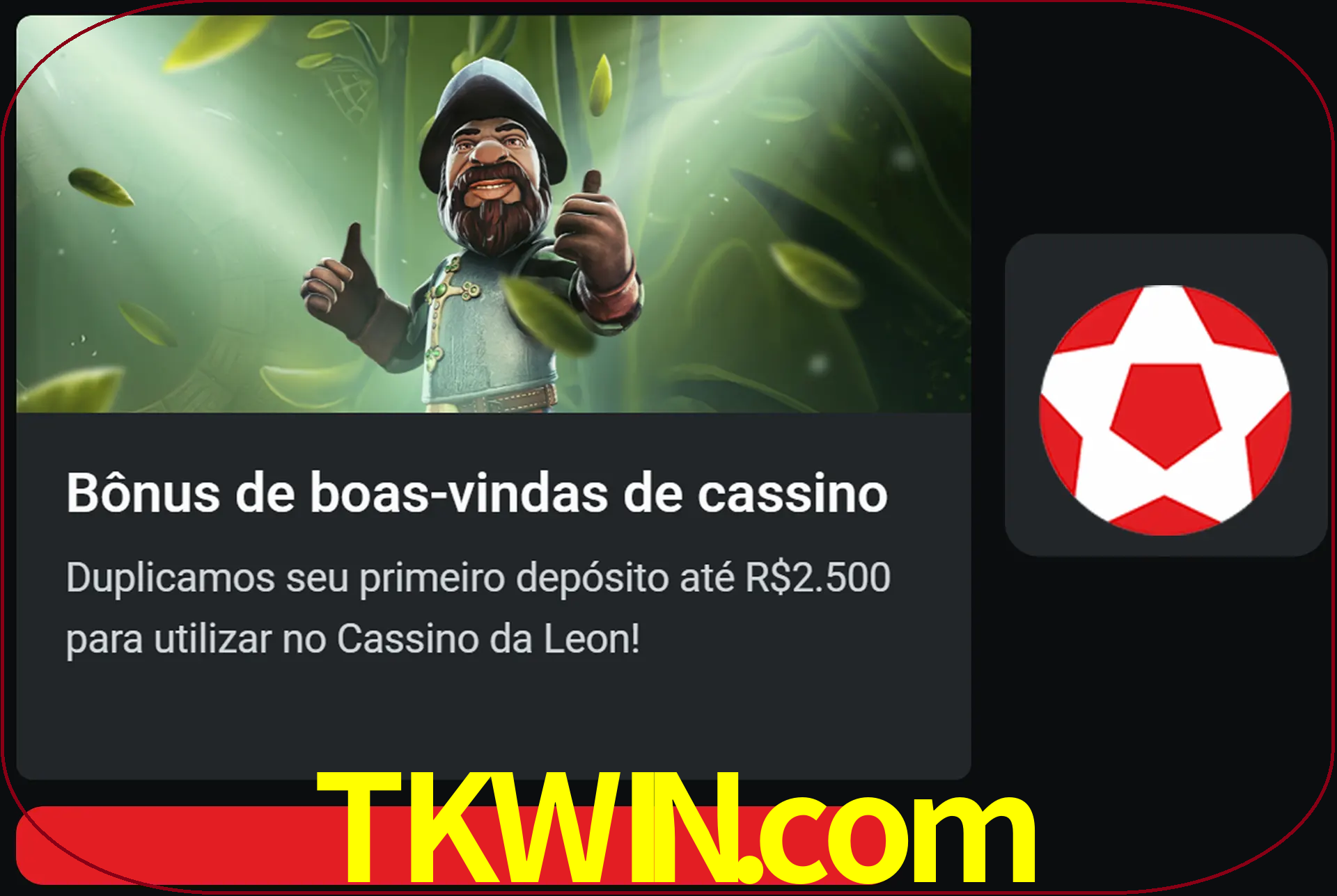 Receba seu dinheiro do bônus de boas-vindas após o primeiro depósito.