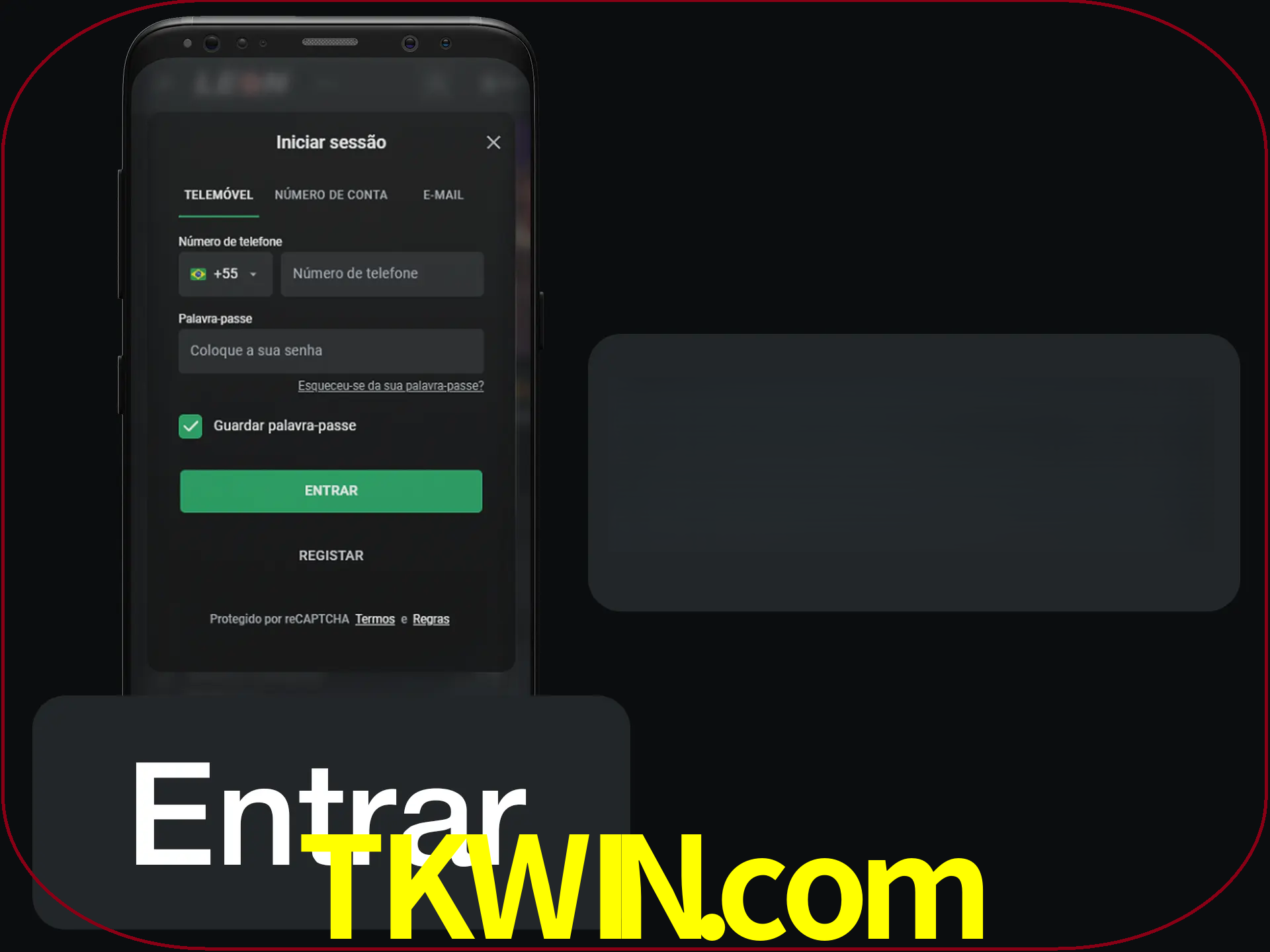 Faça o login para começar a apostar e jogar no cassino.
